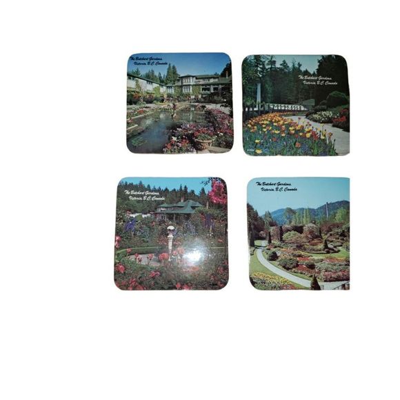X6 Butchart Gardens Coasters - Picture 2 of 6